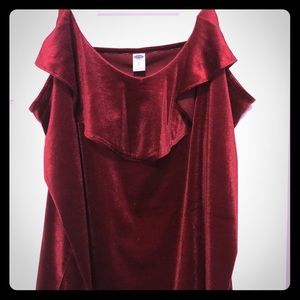 NWOT Crushed Velvet Tank